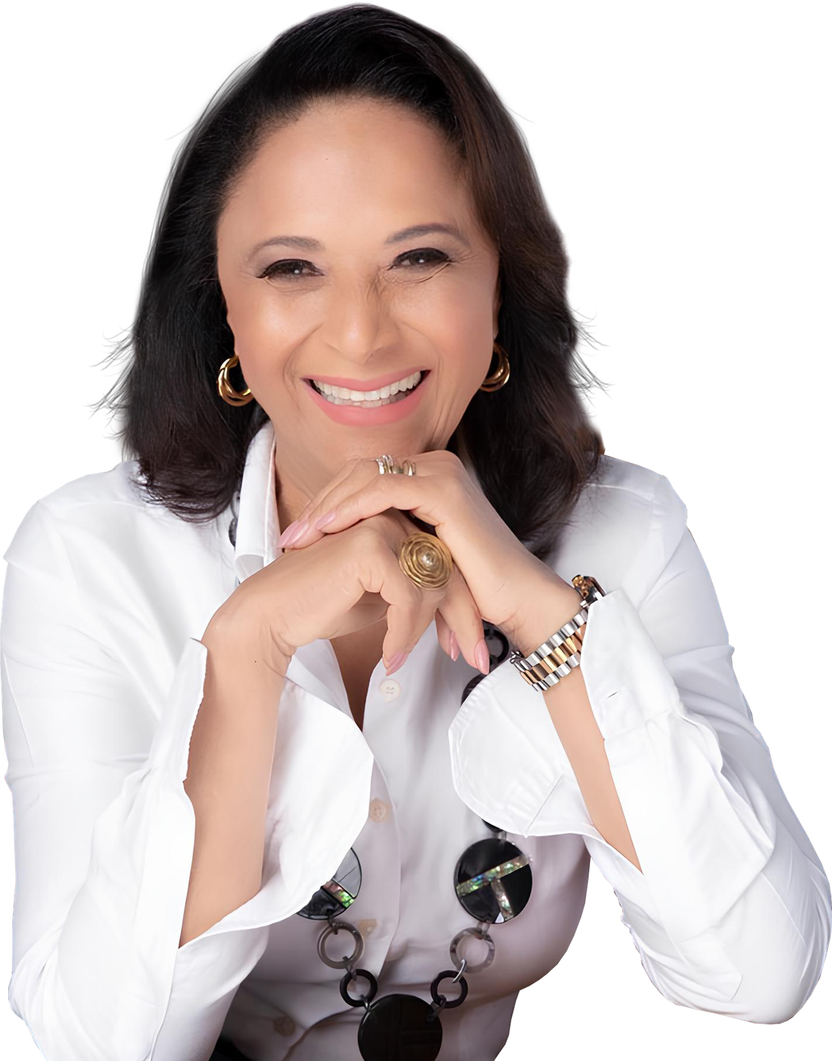 Retrato oficial de Rosângela Rosa, a Nega Rô